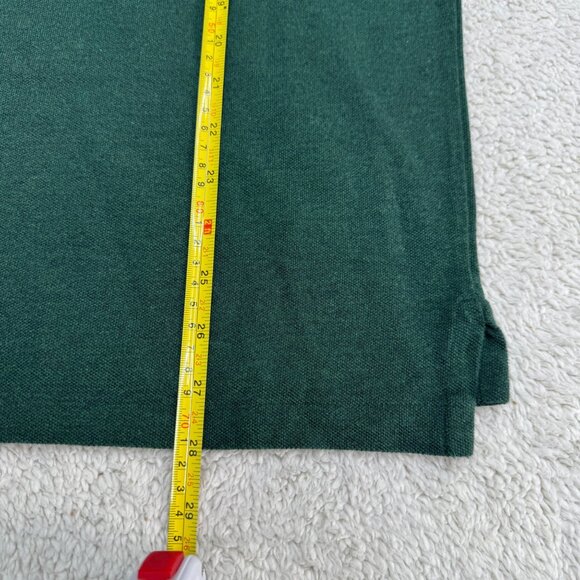 NEW $115 Polo Ralph Lauren Men's Custom Slim Fit D. Green LS Polo Shirt, Size M - Picture 7 of 8
